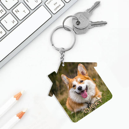 I'm Right Here Inside Your Heart - Personalized Acrylic Keychain