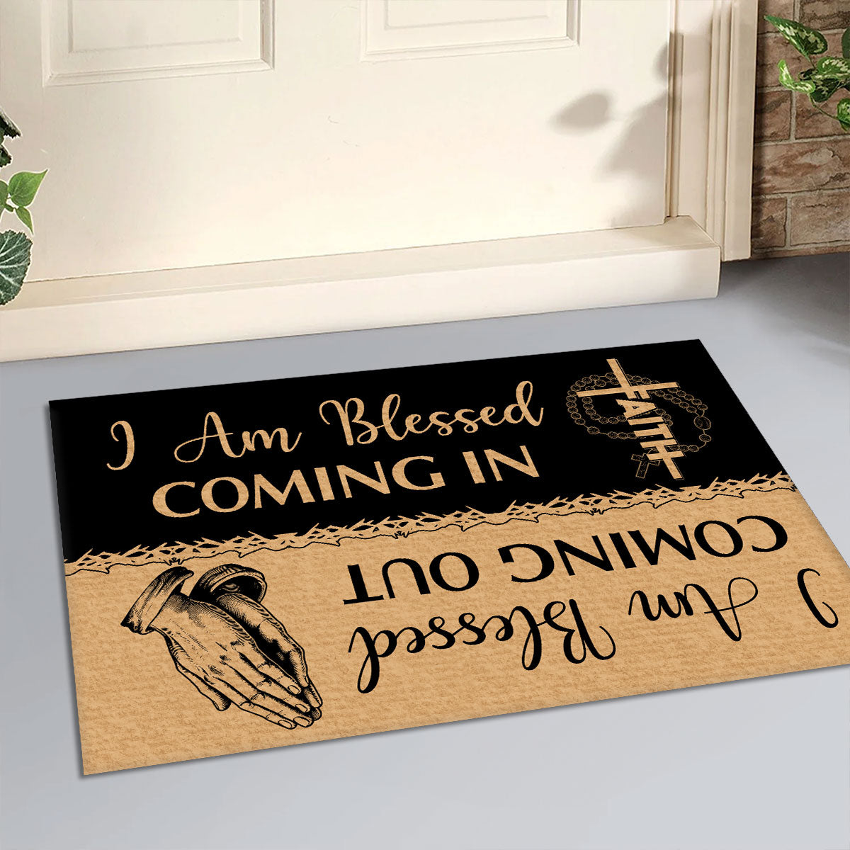 I Am Blessed Coming In - Doormat FCDMLEHA1812M