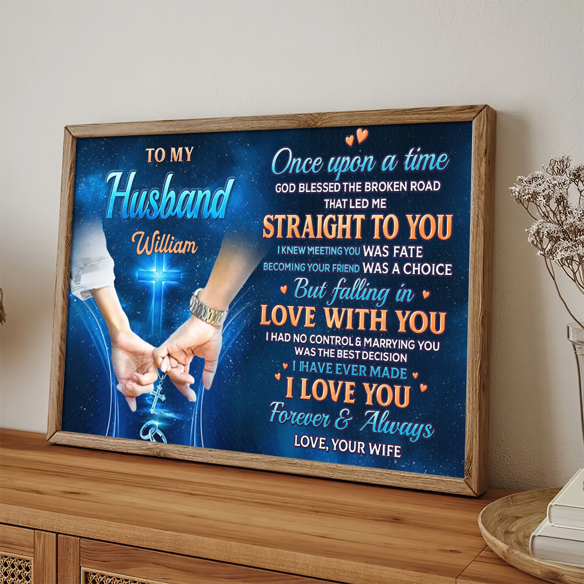 Meeting You Was Fate - Personalized Poster/Canvas