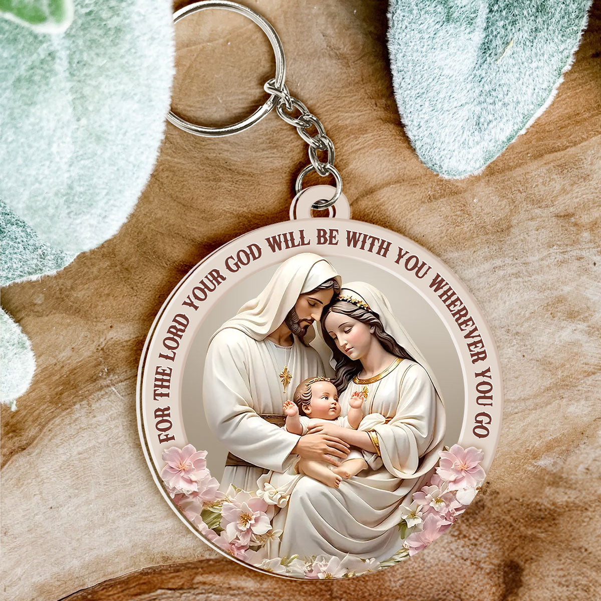 God Is With You Wherever You Go - Acrylic Keychain