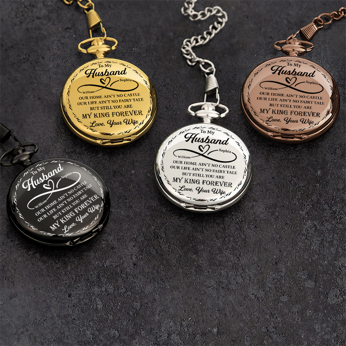 I Was Yours Since The Moment I Saw You - Personalized Pocket Watch