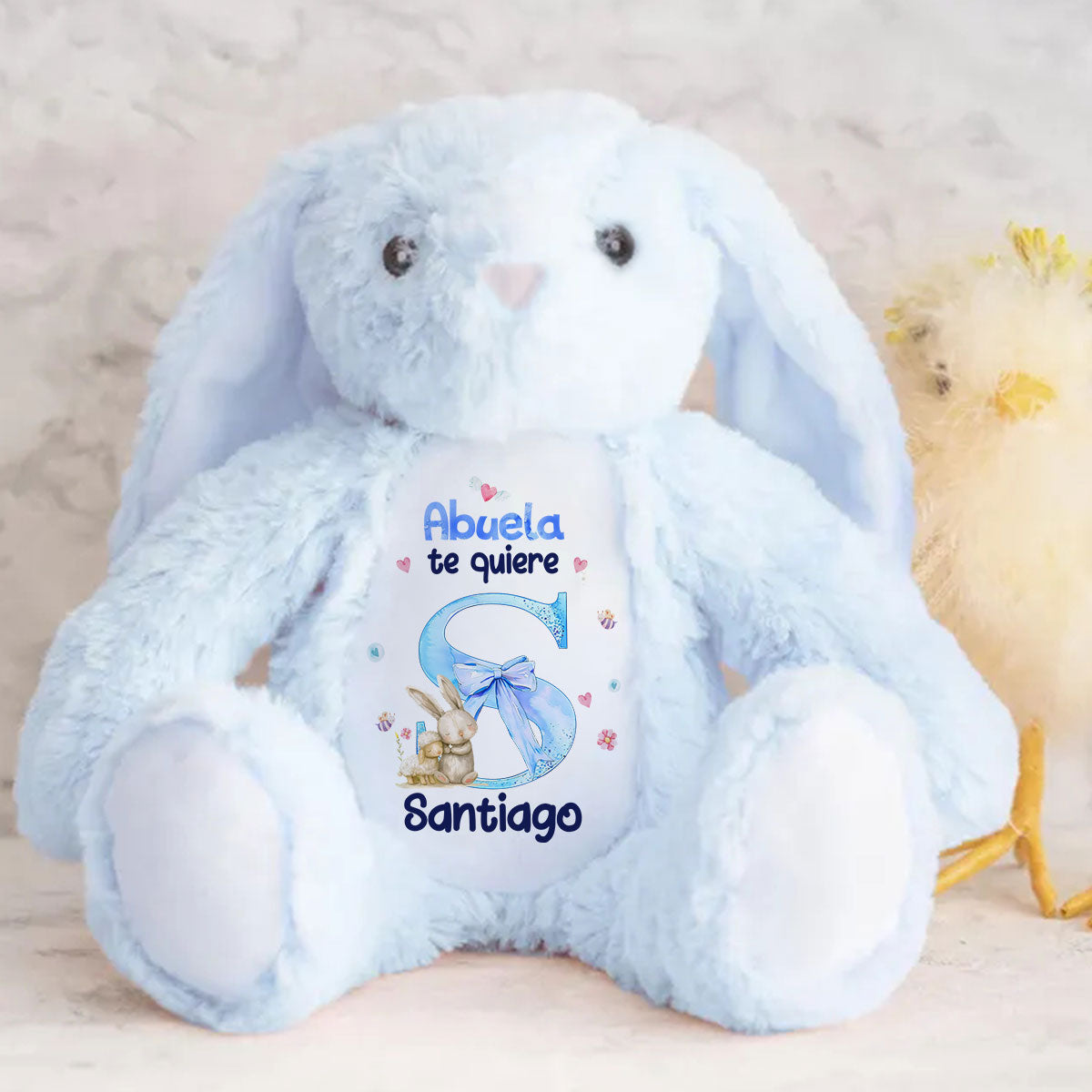 Abuela Te Quiere - Personalized Stuffed Bunny