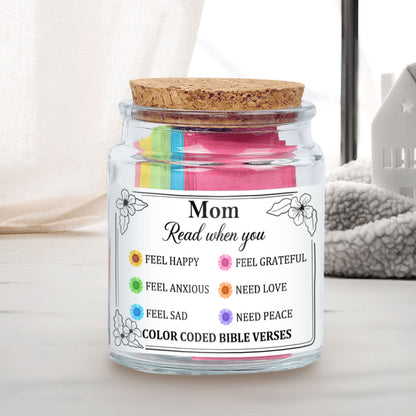Mom Affirmations - Personalized Bible Verse Jar For Mom