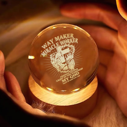 Way Maker - Crystal Ball Night Light