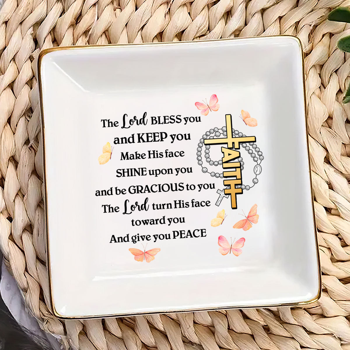 The Blessing - Personalized Jewelry Dish FCJDNUHA1950D