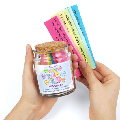 A Child Of God - Personalized Bible Verse Jar For Kids