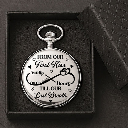 God Knew My Heart Needed You - Personalized Pocket Watch