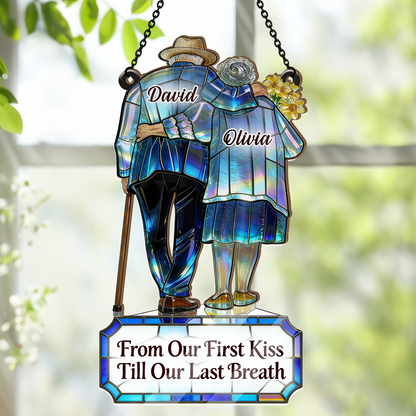Eternal Love Journey - Personalized Window Hanging Suncatcher
