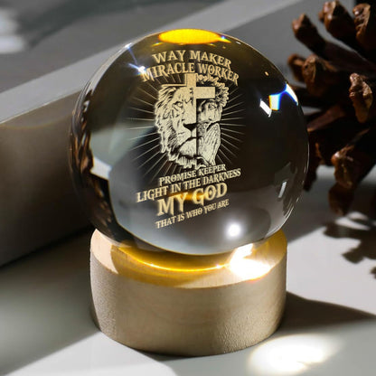 Way Maker - Crystal Ball Night Light
