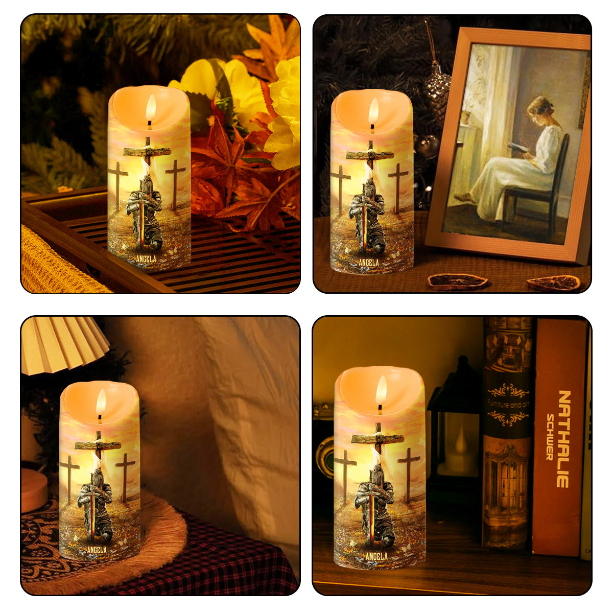 Prayer For Protection - Personalized Flameless LED Candle