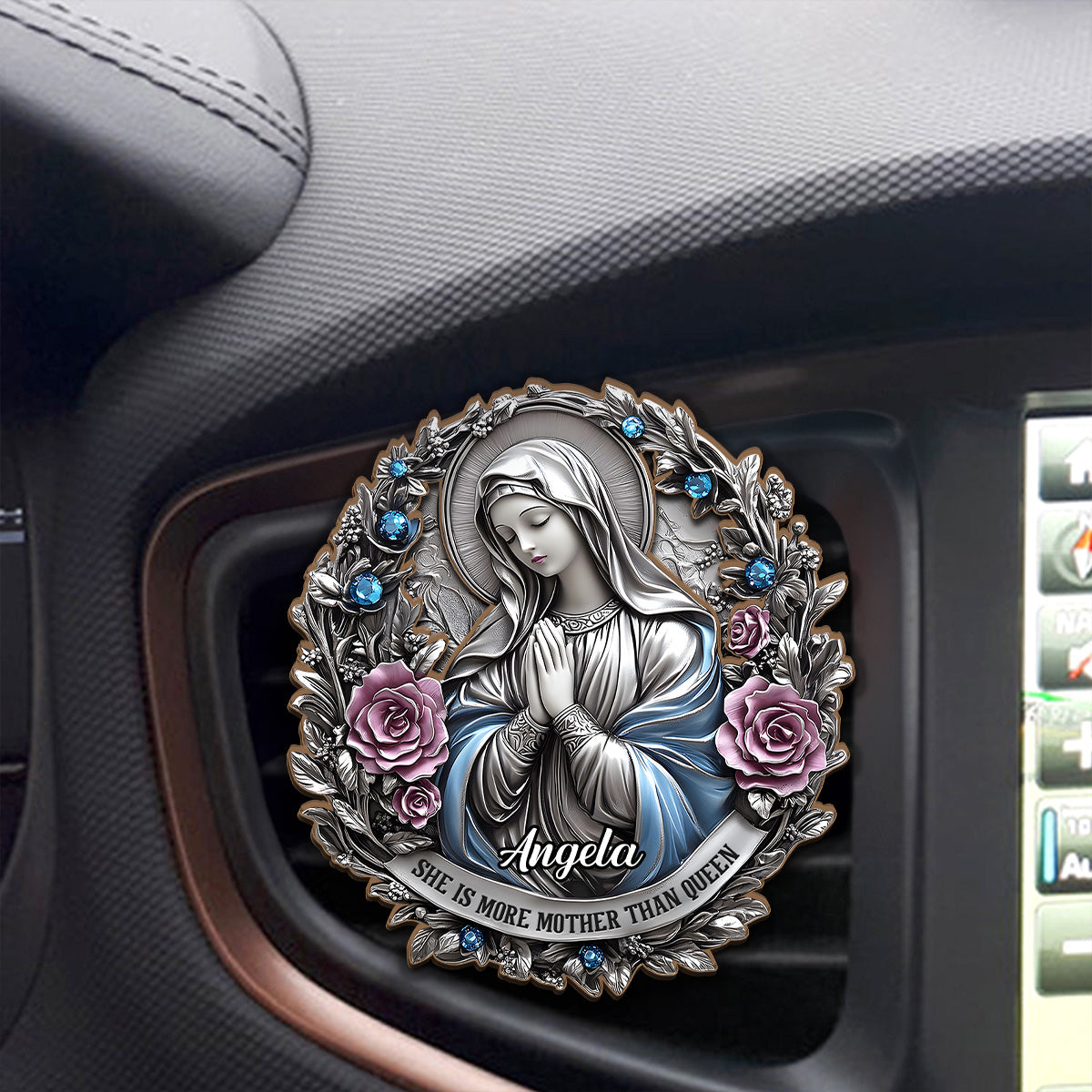 Forever Protected By Mom - Personalized Car Visor Clip