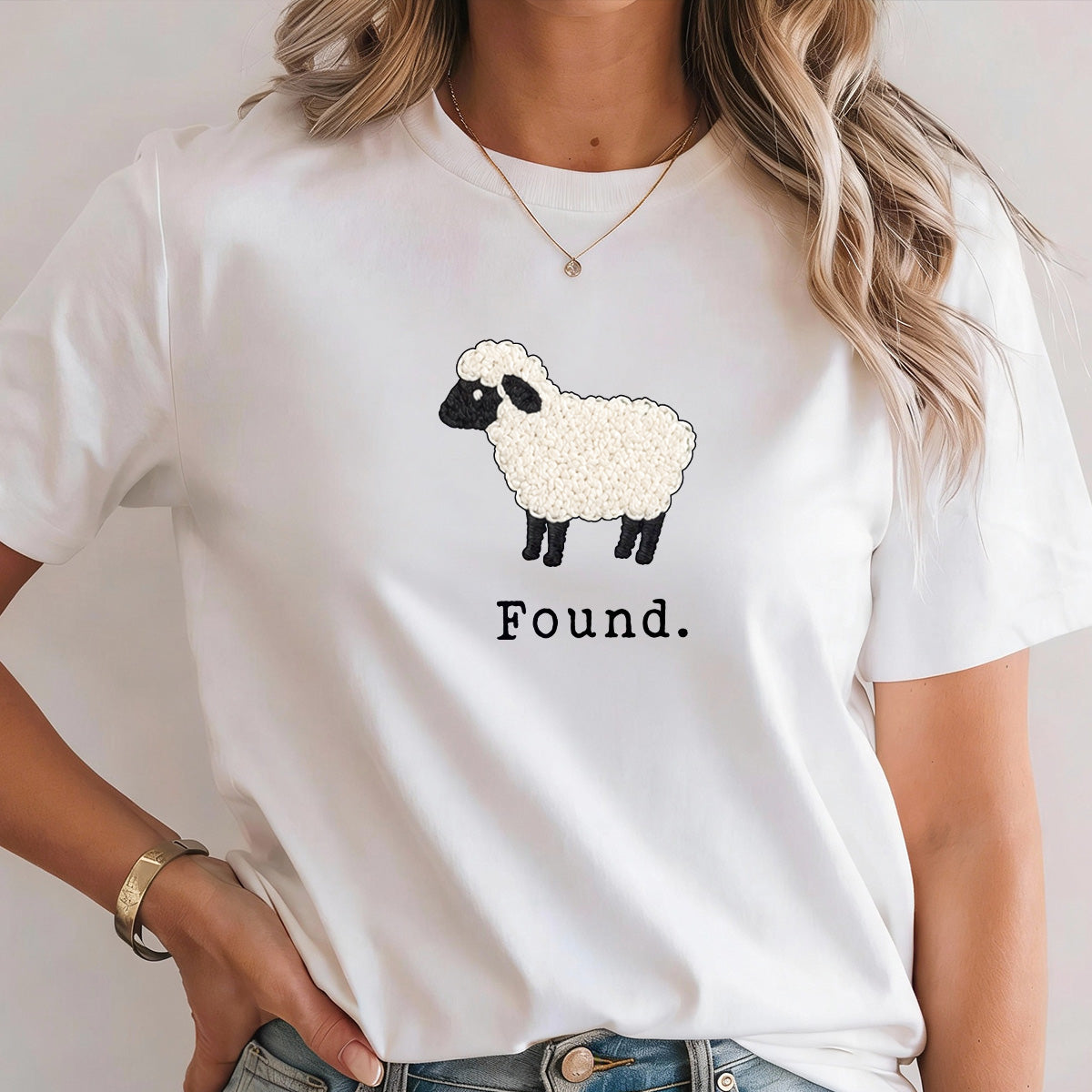 Christian Psalm 23 Lamb -  2D Unisex T-shirt