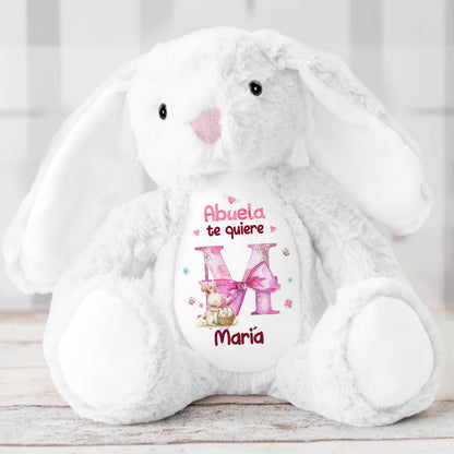 Abuela Te Quiere - Personalized Stuffed Bunny