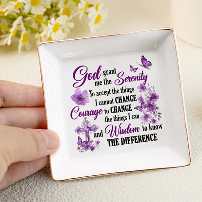 The Serenity Prayer - Personalized Jewelry Dish FCJDNUTN1951D