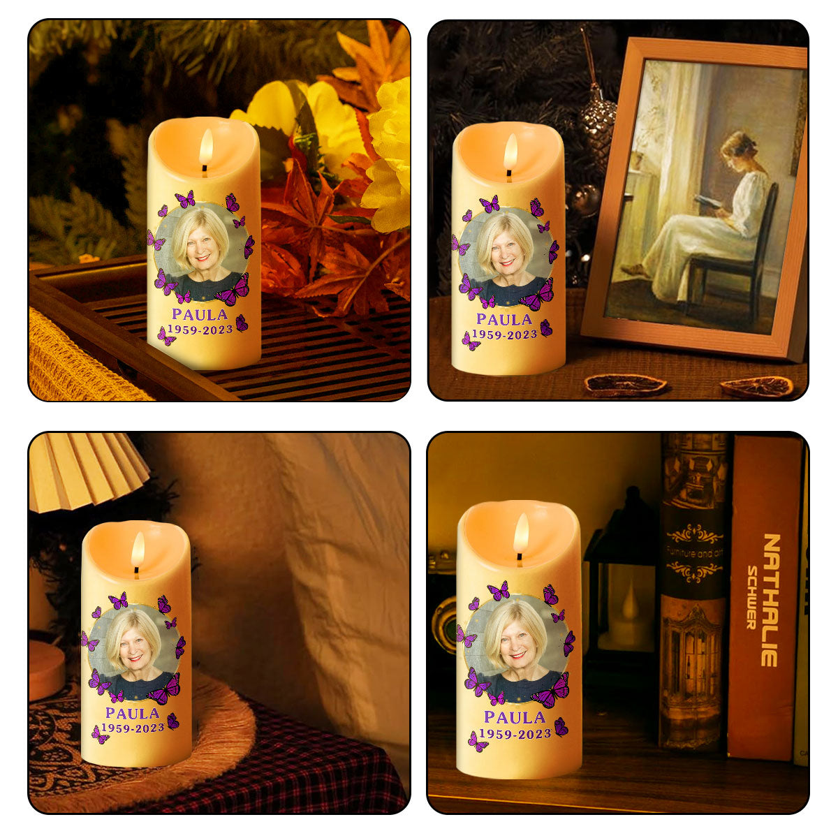 You Continue To Light Up The World - Personalized Flameless LED Candle