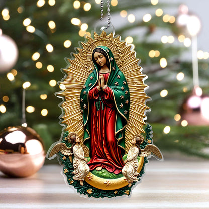 Our Lady Of Guadalupe -  1-Layer Acrylic Ornament