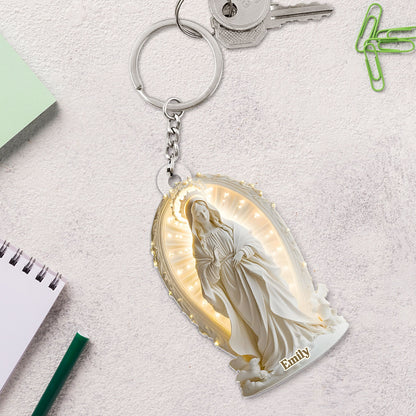 Hail Mary Guardian - Personalized Acrylic Keychain