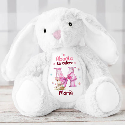 Abuela Te Quiere - Personalized Stuffed Bunny