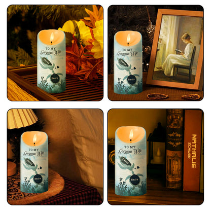 Meeting You Was Fate - Personalized Flameless LED Candle