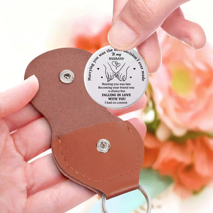 The Best Decision I Ever Made Was Choosing You - Personalized Pocket Hug