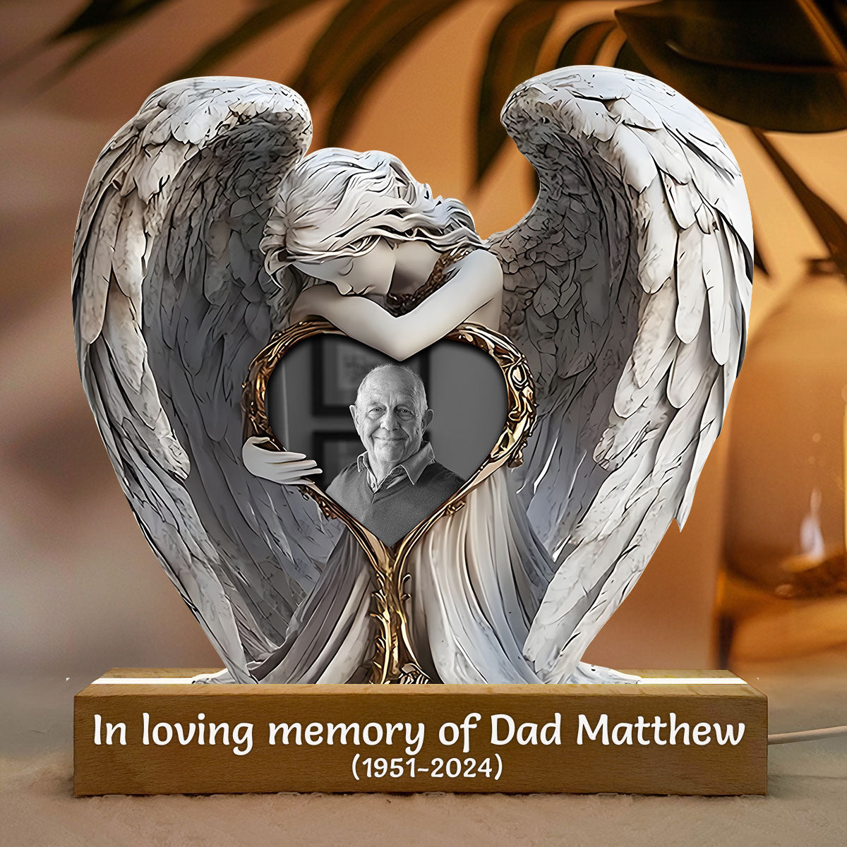 In Loving Memory - Personalized Acrylic Plaque Night Light