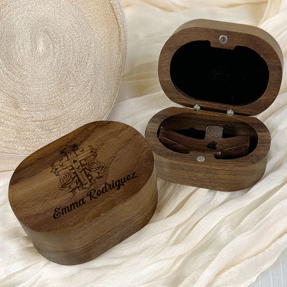 May God Bless You - Personalized Wooden Comfort Cross