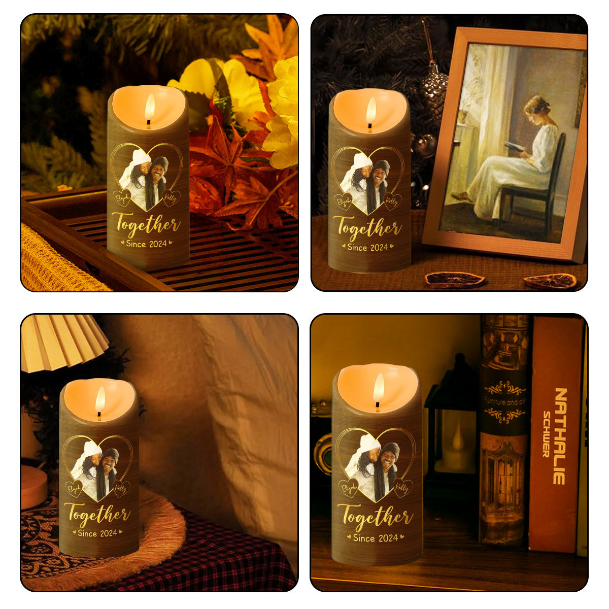 You Are The Light Of My World - Personalized Flameless LED Candle