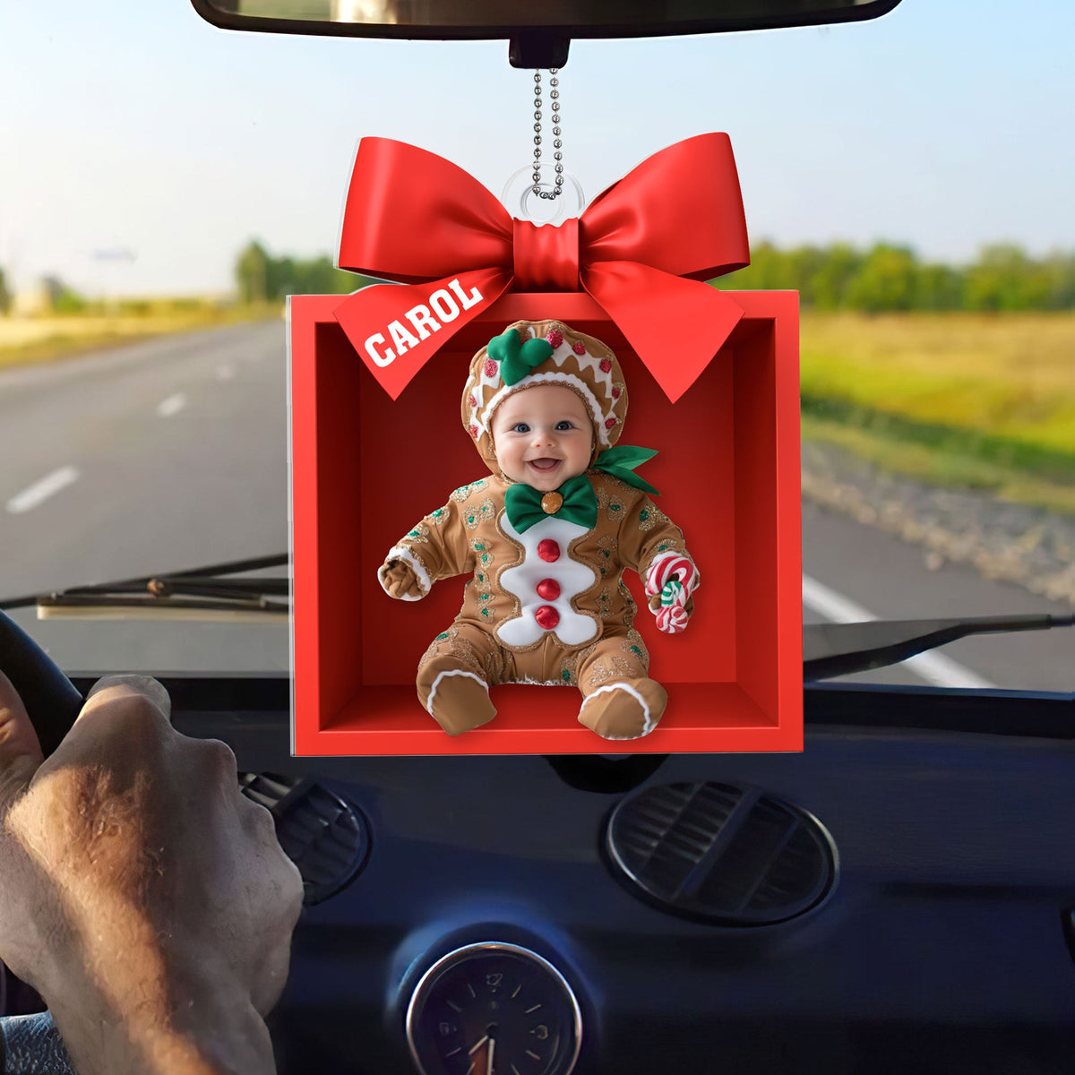 Christmas Baby - Personalized 1-Side Acrylic Ornament
