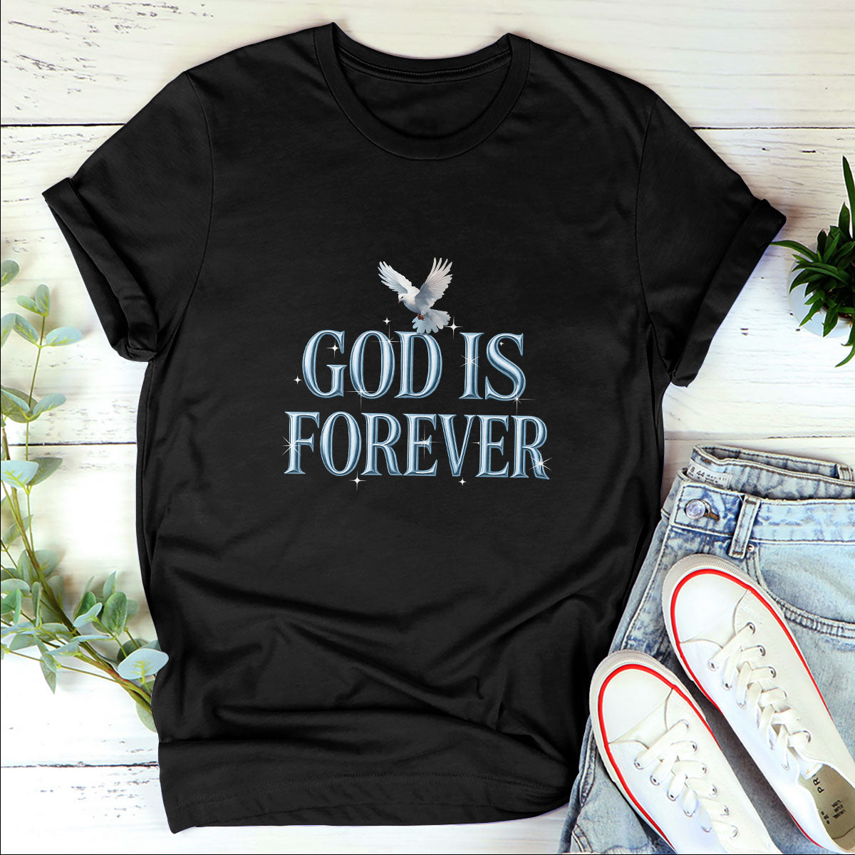 God Is Forever -  2D Unisex T-shirt