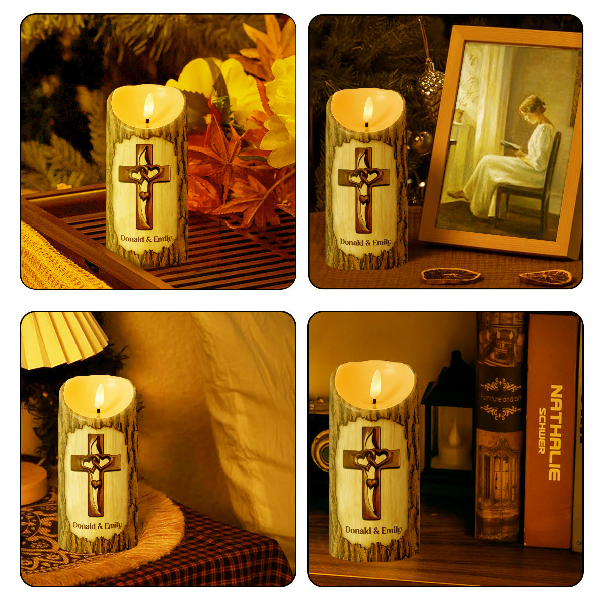 God Gave Me You - Personalized Flameless LED Candle