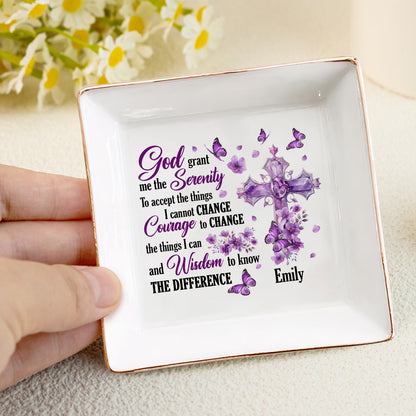 The Serenity Prayer - Personalized Jewelry Dish FCJDLETN2260TA