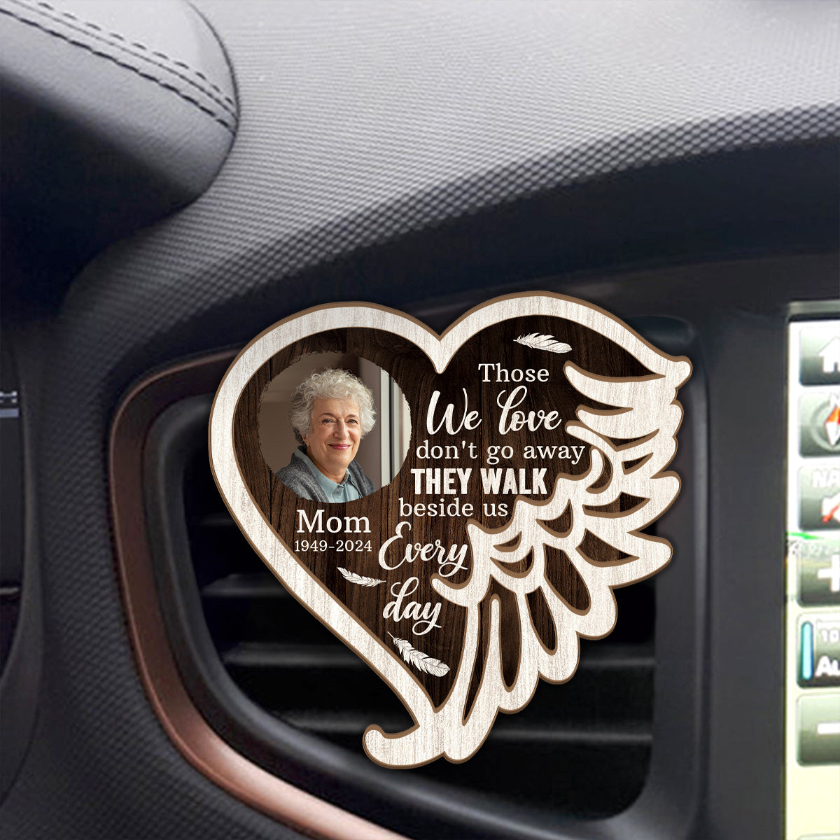 Those We Love Don't Go Away - Personalized Car Visor Clip FCCVCLETN223 ...