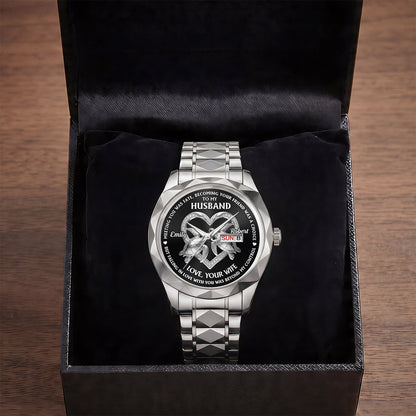 Fate Brought Me To You - Personalized Men's Wrist Watch
