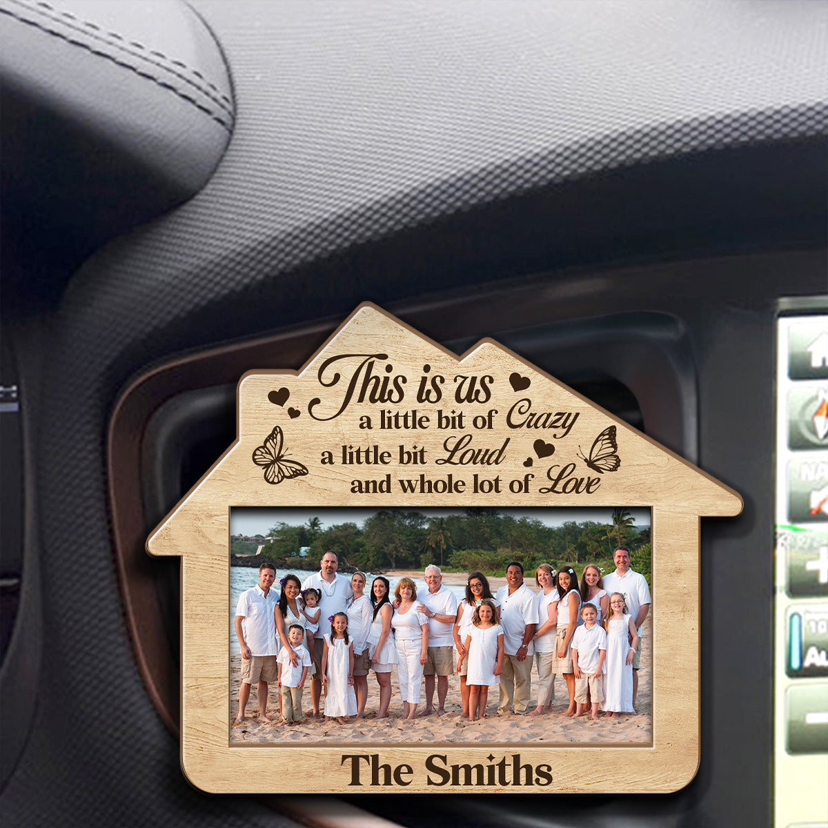 This Is Us - Personalized Car Visor Clip FCCVCLETN1994TA