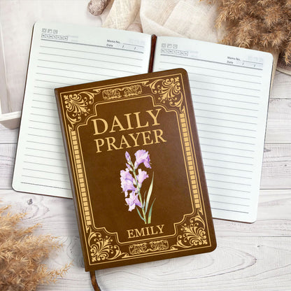 Daily Prayer - Personalized Leather Cover