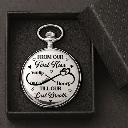 God Knew My Heart Needed You - Personalized Pocket Watch