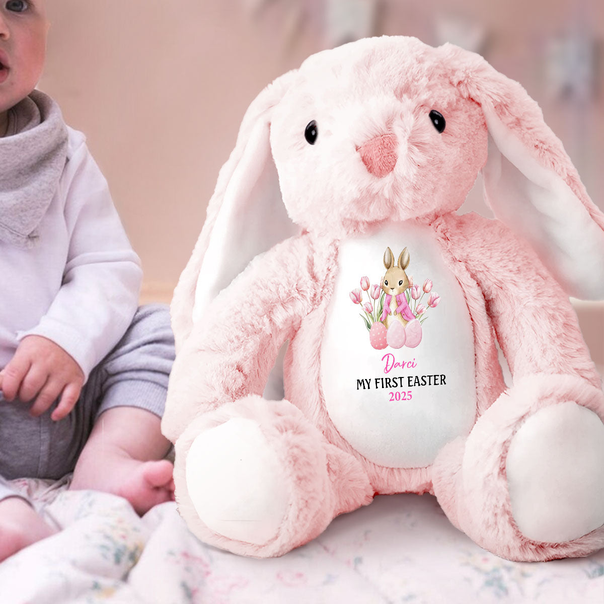 My First Easter Keepsake - Personalized Stuffed Bunny