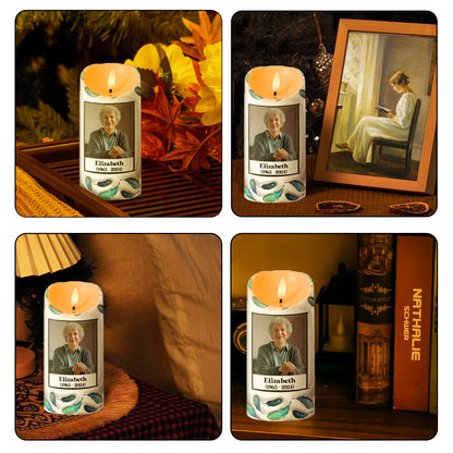 Your Wings Were Ready But My Heart Was Not - Personalized Flameless LED Candle
