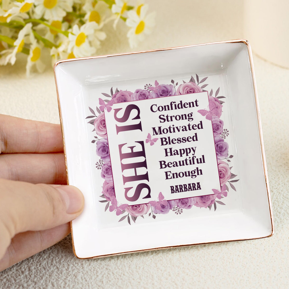 She Is - Personalized Jewelry Dish FCJDNUTN1901L