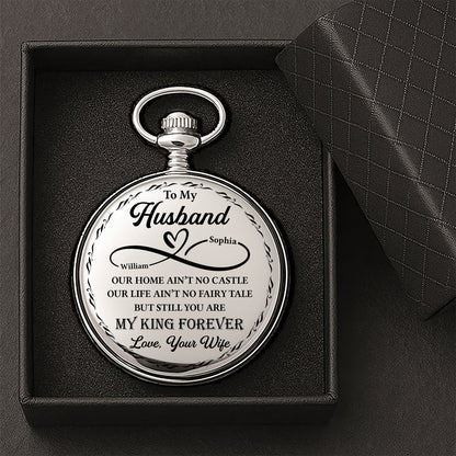 I Was Yours Since The Moment I Saw You - Personalized Pocket Watch
