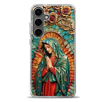 Our Lady Of Guadalupe -  Clear Silicone Phone Case