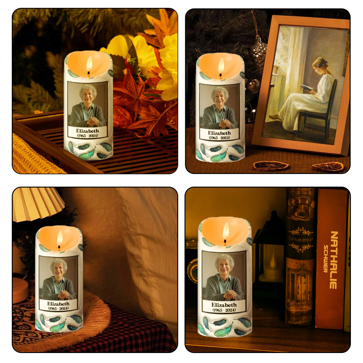 Your Wings Were Ready But My Heart Was Not - Personalized Flameless LED Candle