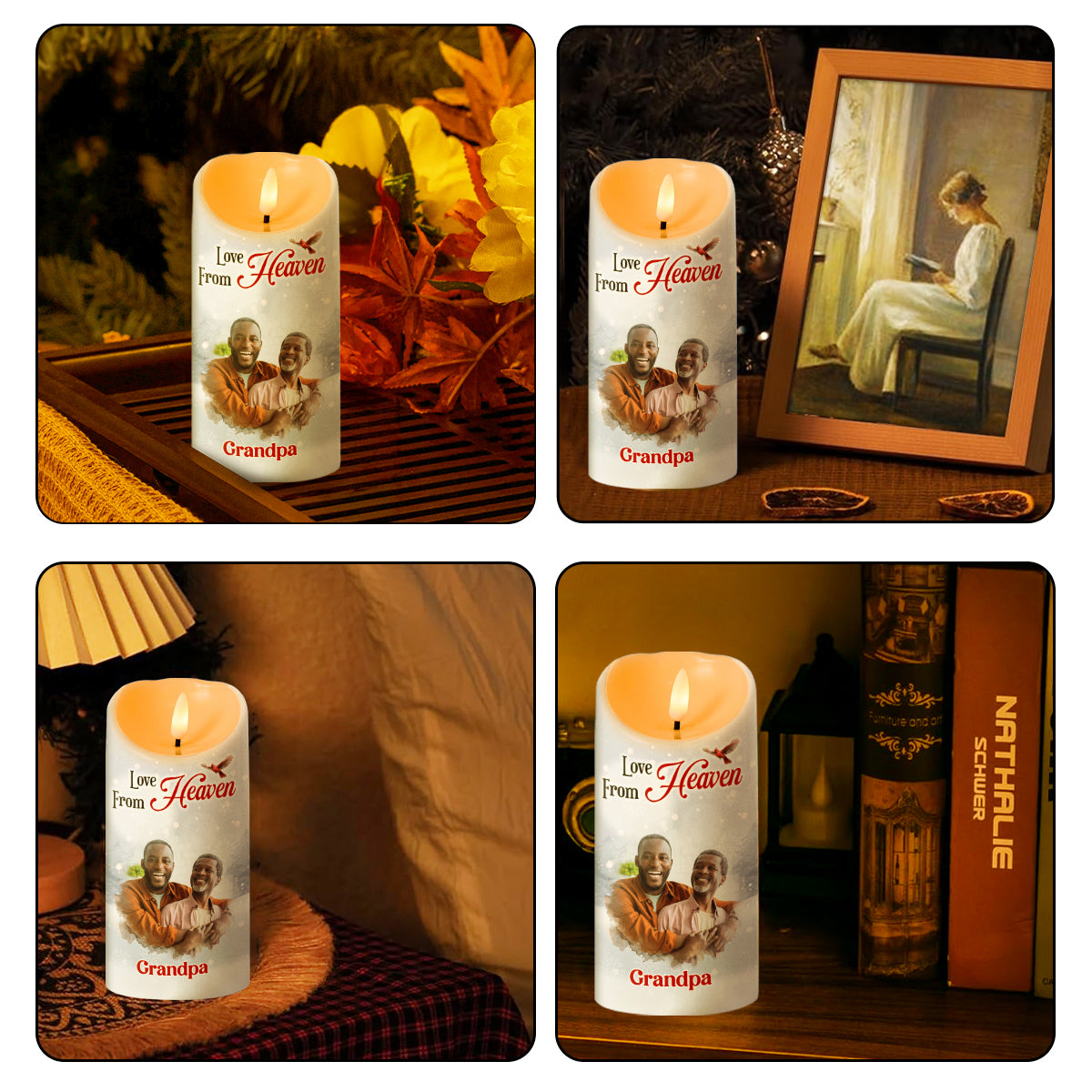 Love From Heaven - Personalized Flameless LED Candle