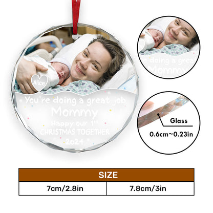 You're Doing a Great Job - Personalized Custom Glass Ornament FCURGOPLETN2861M