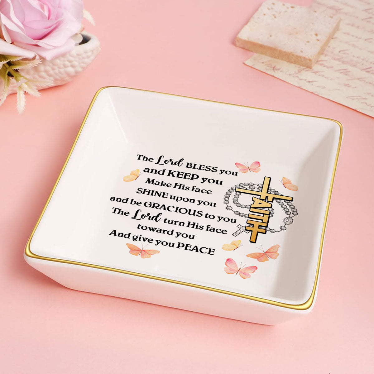 The Blessing - Personalized Jewelry Dish FCJDNUHA1950D