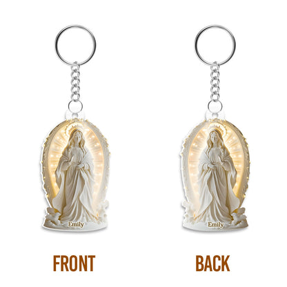 Hail Mary Guardian - Personalized Acrylic Keychain