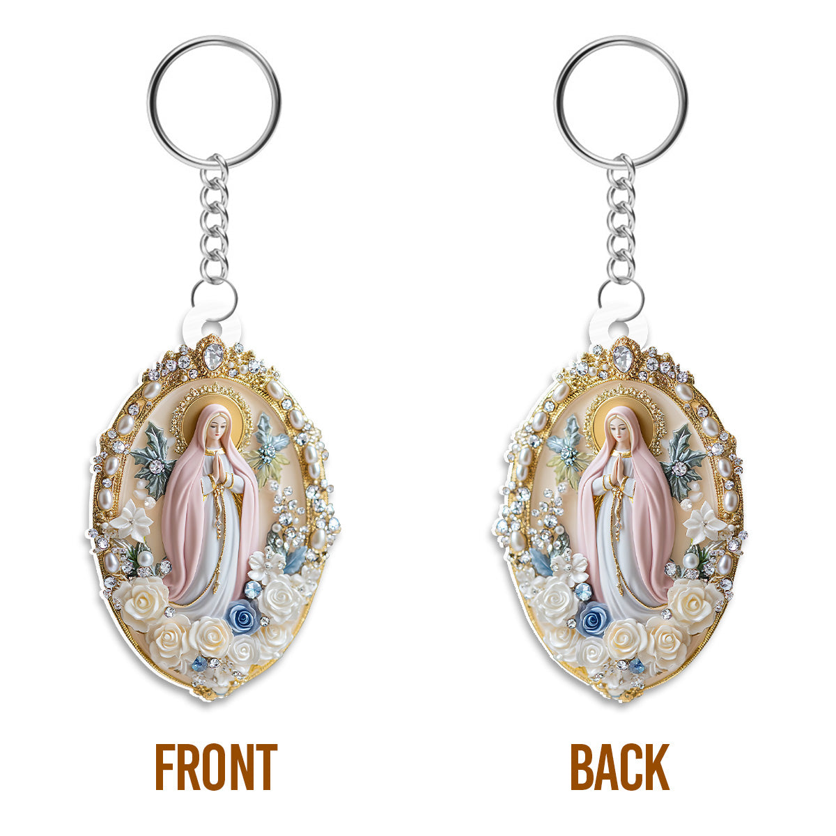 Holy Grace Virgin Mary - Acrylic Keychain