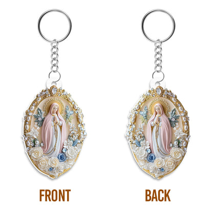 Holy Grace Virgin Mary - Acrylic Keychain