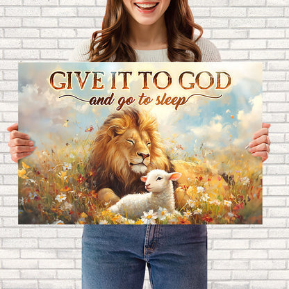 Give It To God And Go To Sleep - Poster FCPTLEHA1688D