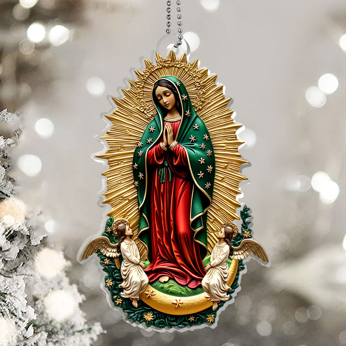 Our Lady Of Guadalupe -  1-Layer Acrylic Ornament
